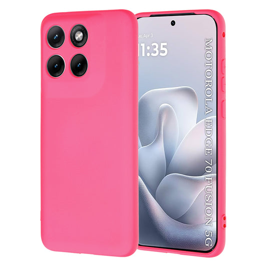 Futrola za Motorola Edge 70 Fusion, Techsuit, SoftFlex, Tamno Roze