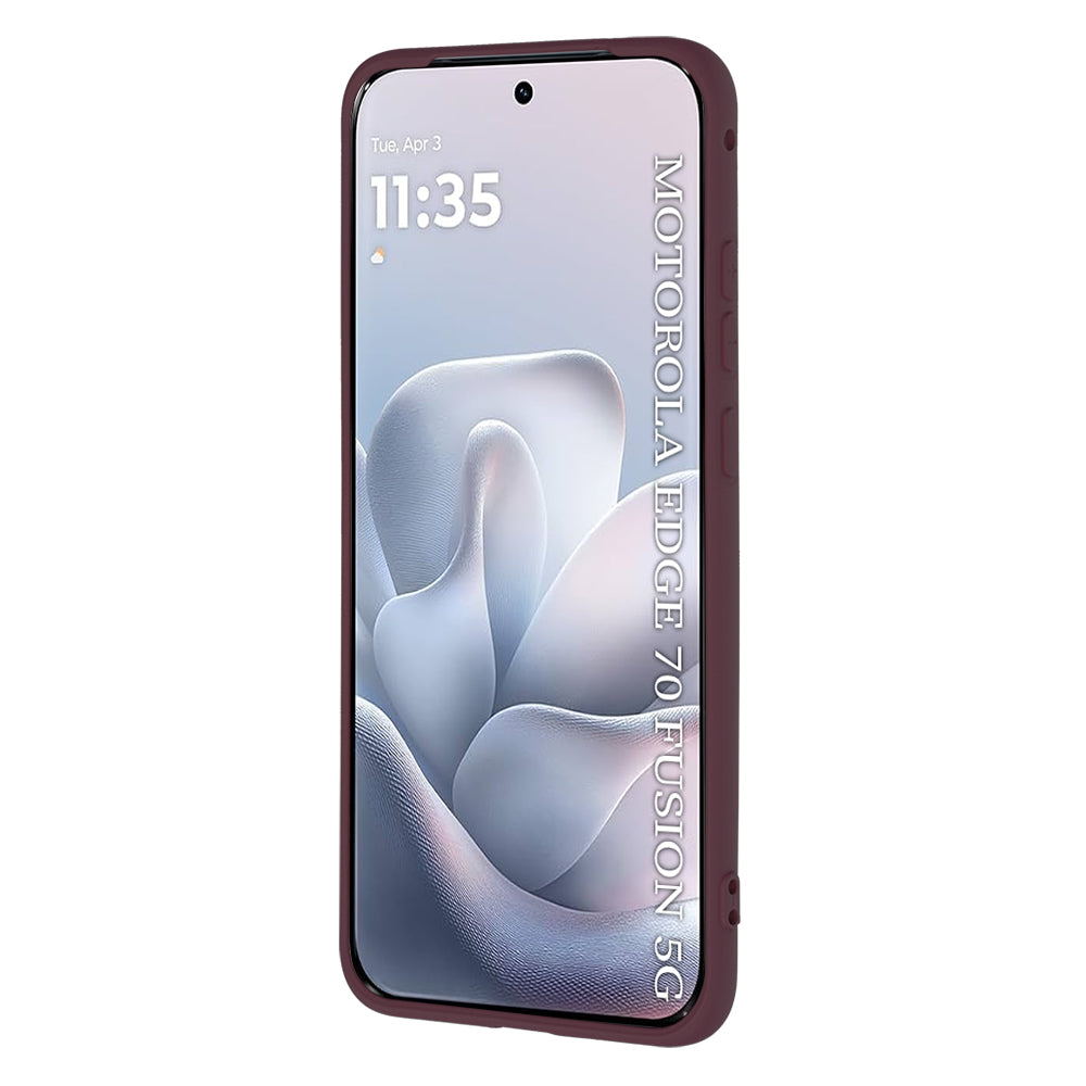 Futrola za Motorola Edge 70 Fusion, Techsuit, SoftFlex, Bordo