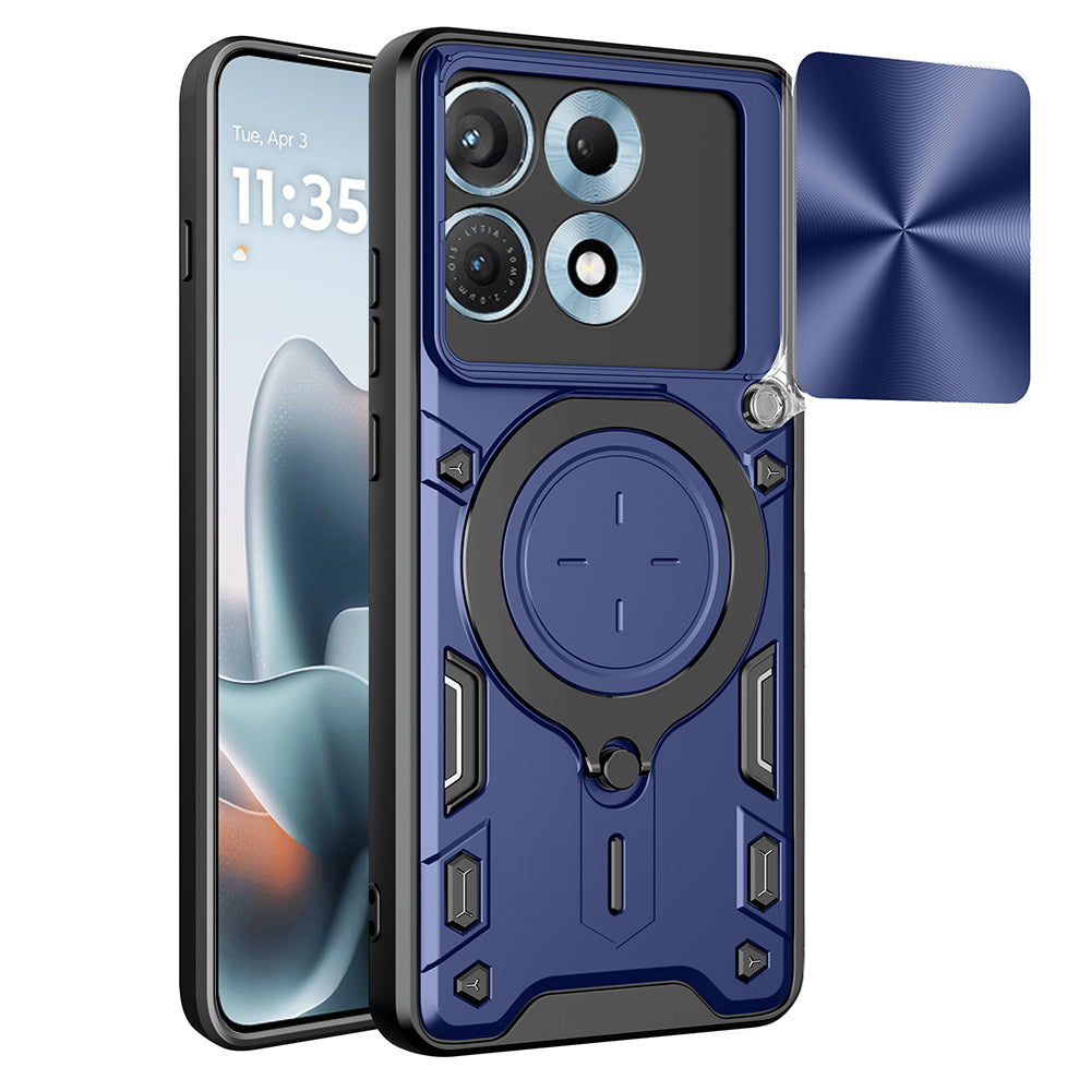 Futrola za Motorola Edge 70 Max, Techsuit, CamGuard Pro, Plava