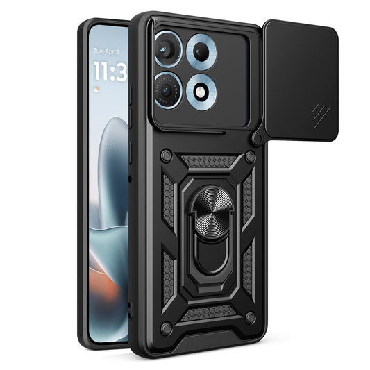 Futrola za Motorola Edge 70 Max, Techsuit, CamShield, Crna