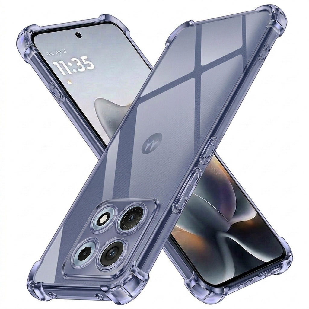 Futrola za Motorola Edge 70 Max, Techsuit, Shockproof Clear, Dimljena