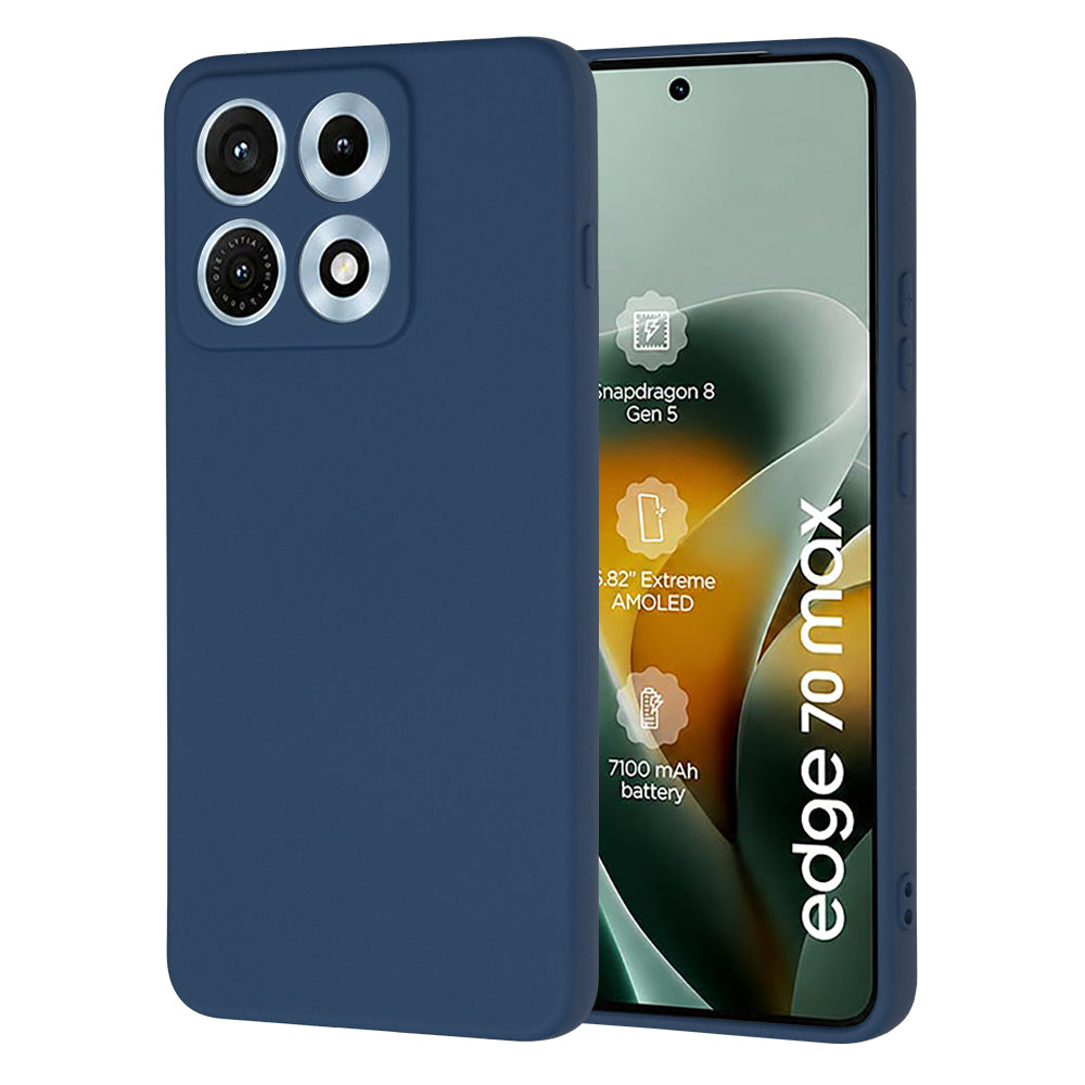 Futrola za Motorola Edge 70 Max, Techsuit, SoftFlex, Tamnoplava