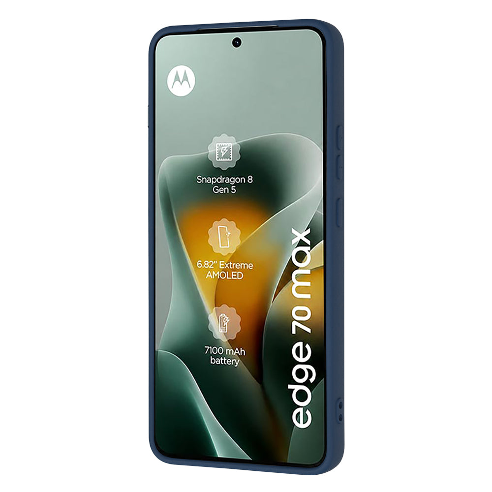 Futrola za Motorola Edge 70 Max, Techsuit, SoftFlex, Tamnoplava