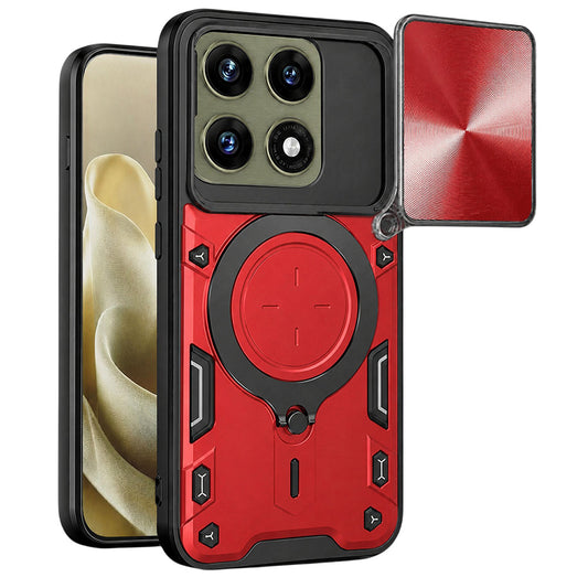 Futrola za Motorola Edge 70 Pro, Techsuit, CamGuard Pro, Crvena