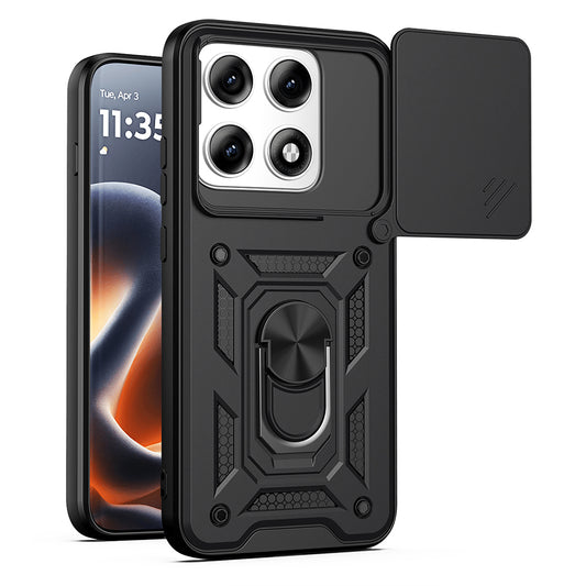 Futrola za Motorola Edge 70 Pro, Techsuit, CamShield, Crna