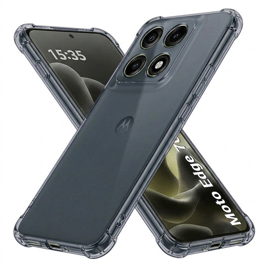 Futrola za Motorola Edge 70 Pro, Techsuit, Shockproof Clear, Dimljena