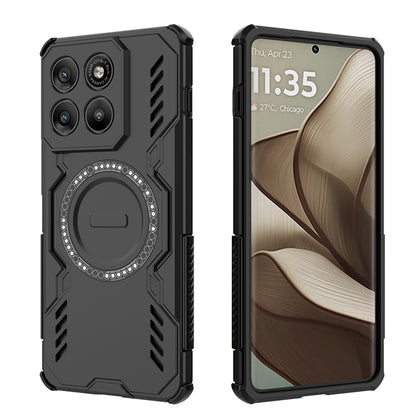 Futrola za Motorola Edge 70, Techsuit, ArmorMag, Crna