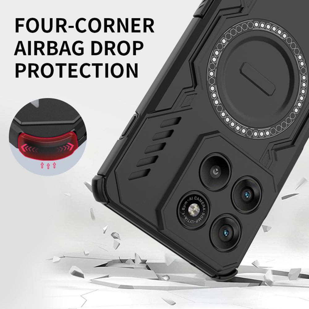 Futrola za Motorola Edge 70, Techsuit, ArmorMag, Crna