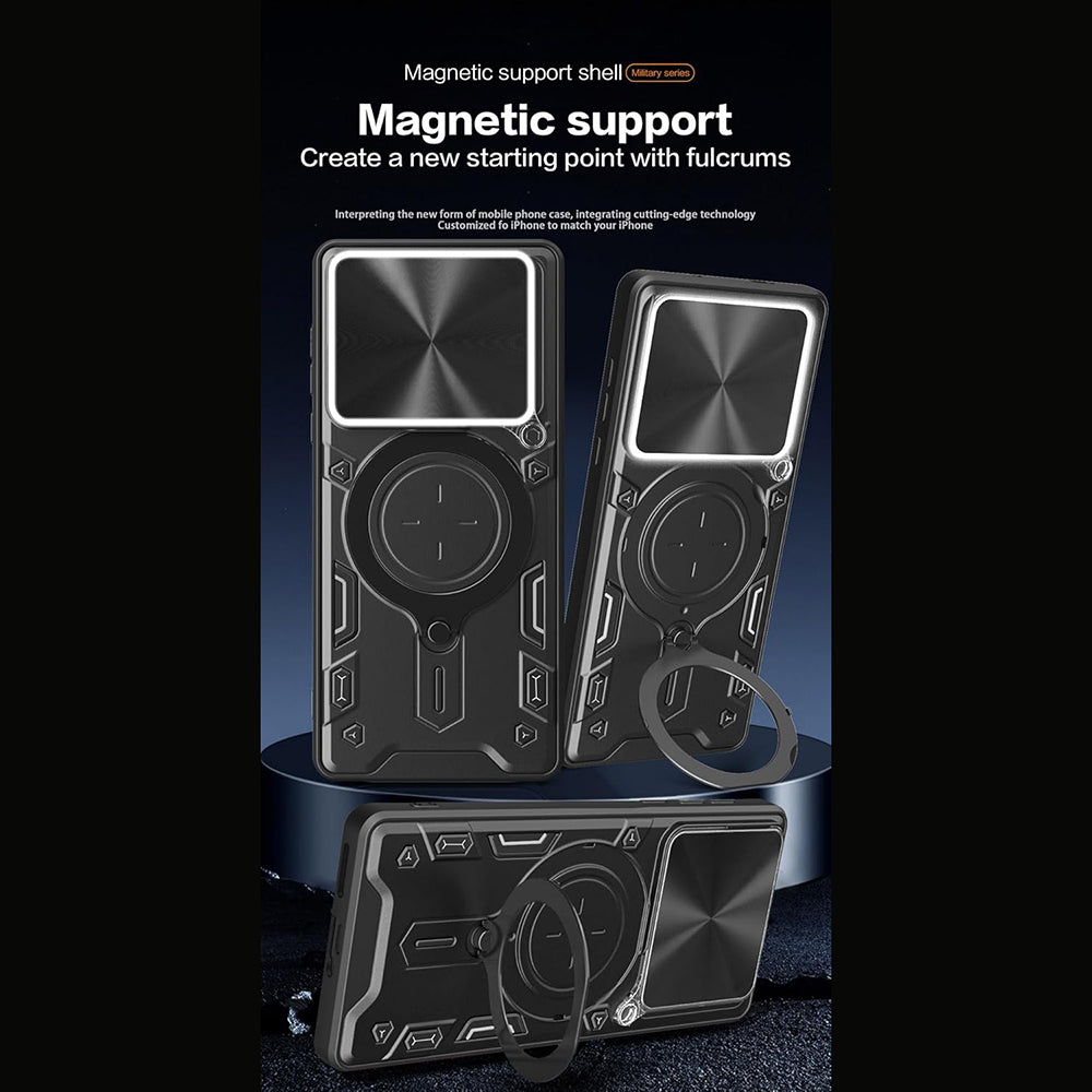 Futrola za Motorola Edge 70, Techsuit, CamGuard Pro, Crna