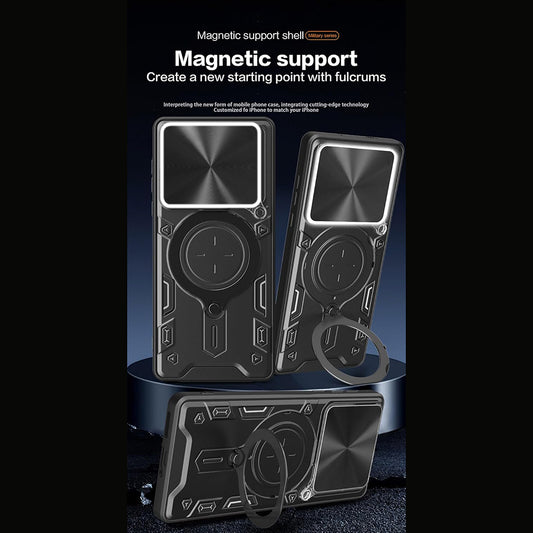 Futrola za Motorola Edge 70, Techsuit, CamGuard Pro, Crvena