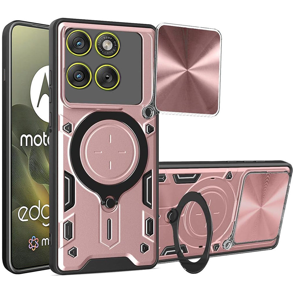 Futrola za Motorola Edge 70, Techsuit, CamGuard Pro, Roze Zlato