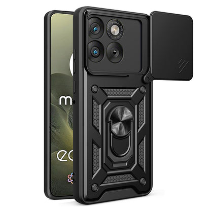 Futrola za Motorola Edge 70, Techsuit, CamShield, Crna