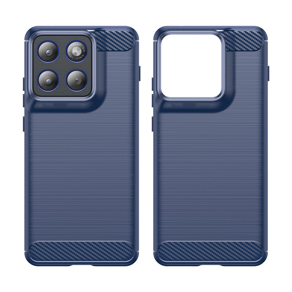 Futrola za Motorola Edge 70, Techsuit, Karbon, Plava
