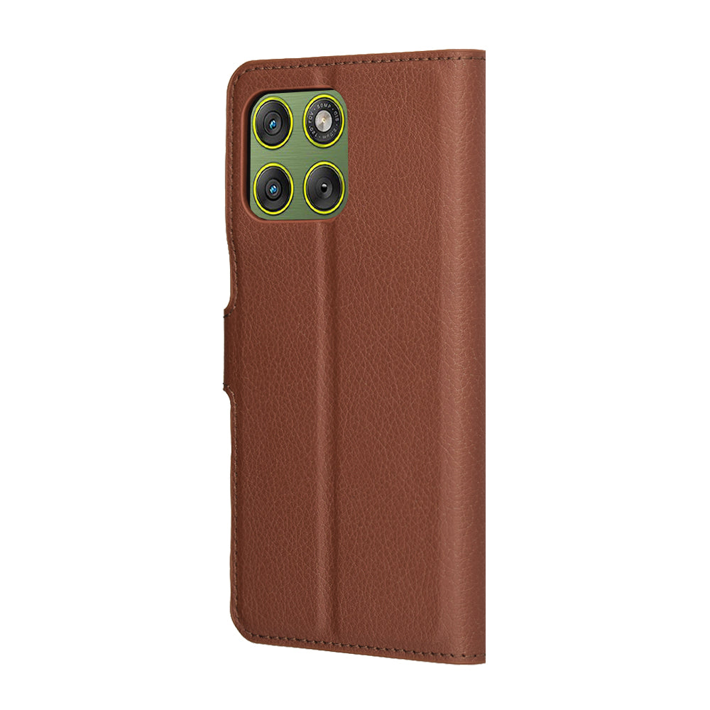 Futrola za Motorola Edge 70, Techsuit, Leather Folio, Braon