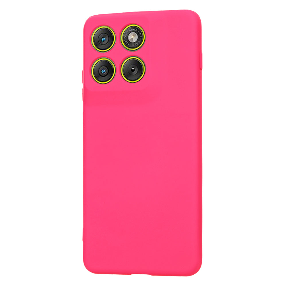 Futrola za Motorola Edge 70, Techsuit, SoftFlex, Tamno Roze