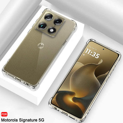 Futrola za Motorola Edge 70 Ultra / Signature, Techsuit, Shockproof Clear, Transparentna