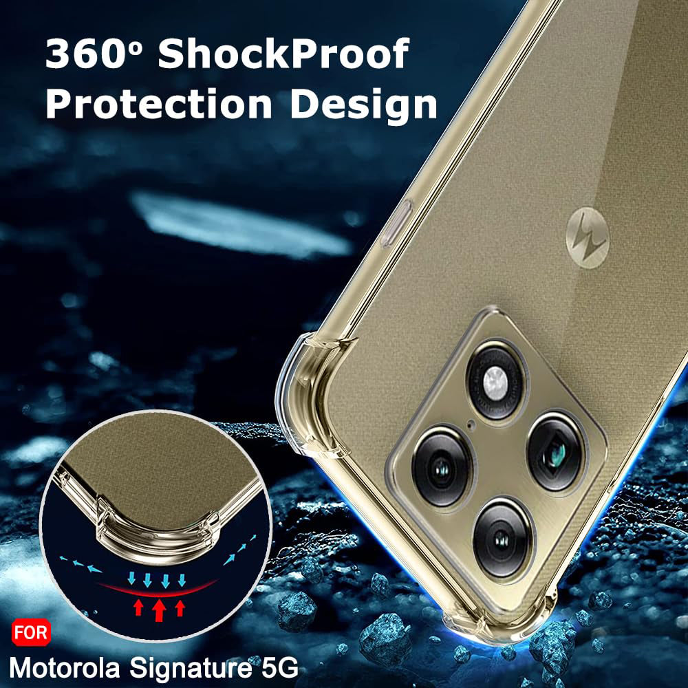 Futrola za Motorola Edge 70 Ultra / Signature, Techsuit, Shockproof Clear, Transparentna