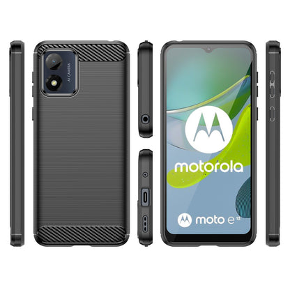 Futrola za Motorola Moto E13, OEM, Karbon, Crna