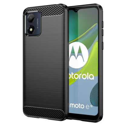 Futrola za Motorola Moto E13, OEM, Karbon, Crna