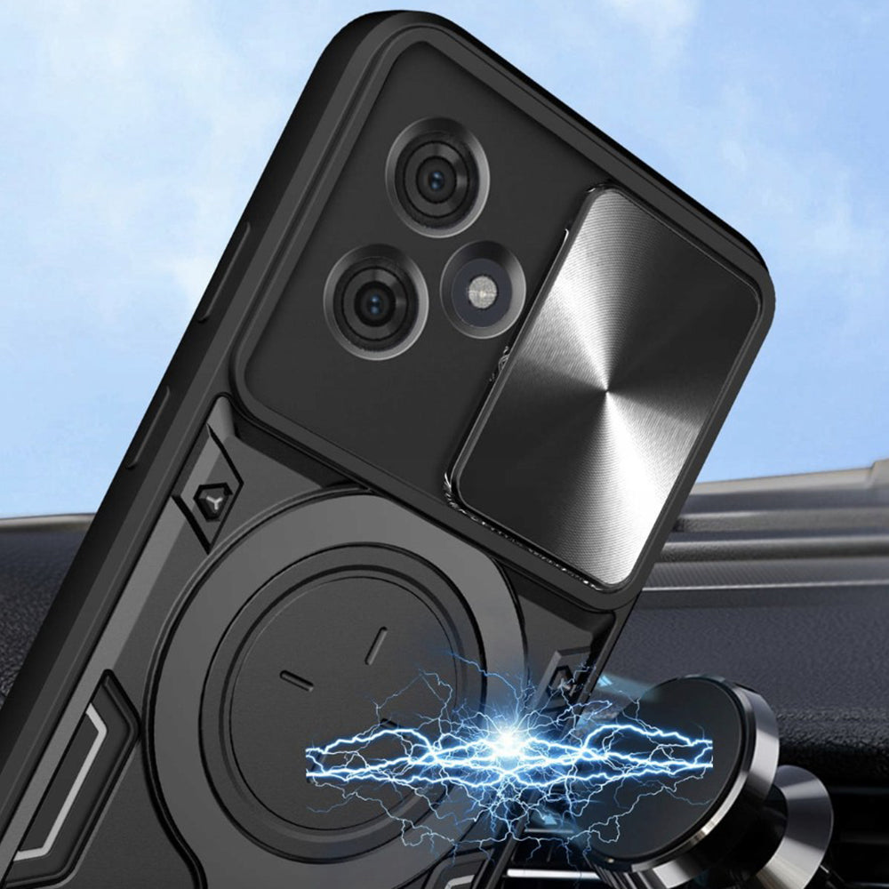 Futrola za Motorola Moto G86, Techsuit, CamGuard Pro, Crna