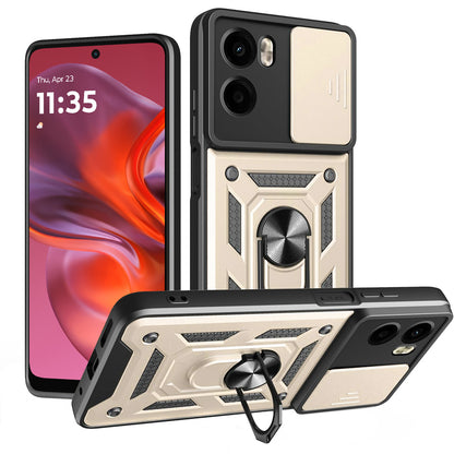Futrola za Motorola Moto E15 / G05, Techsuit, CamShield, Zlatna