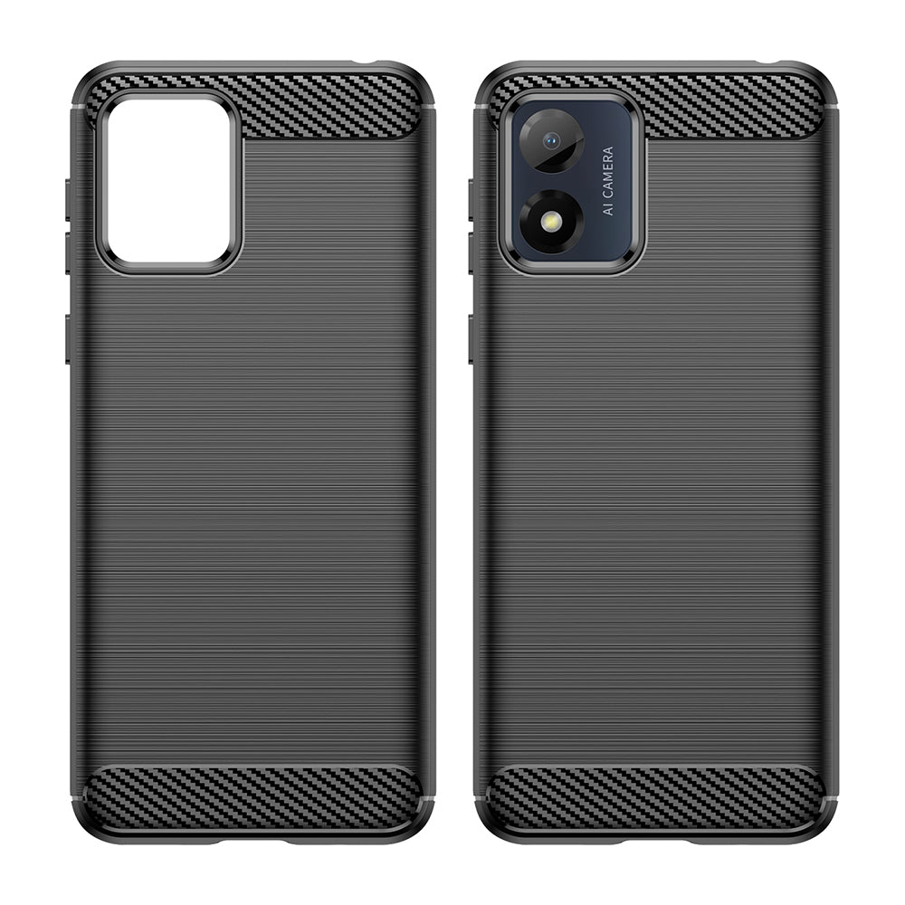 Futrola za Motorola Moto E13, Techsuit, Karbon, Crna