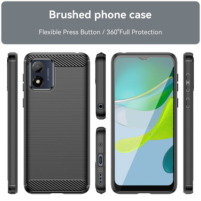 Futrola za Motorola Moto E13, Techsuit, Karbon, Crna