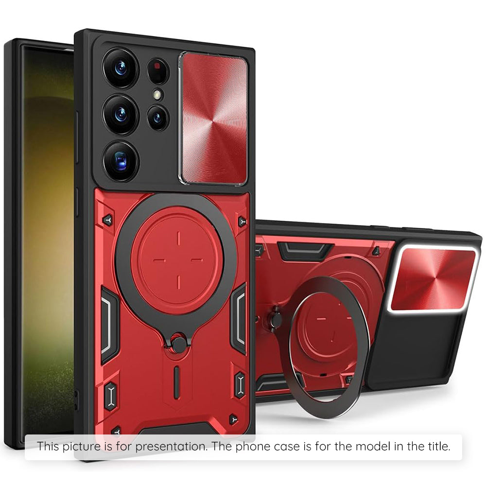 Futrola za Motorola Moto E15 / G05, Techsuit, CamGuard Pro, Crvena