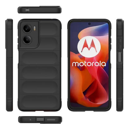 Futrola za Motorola Moto E15 / G05, Techsuit, Magic Shield, Crna