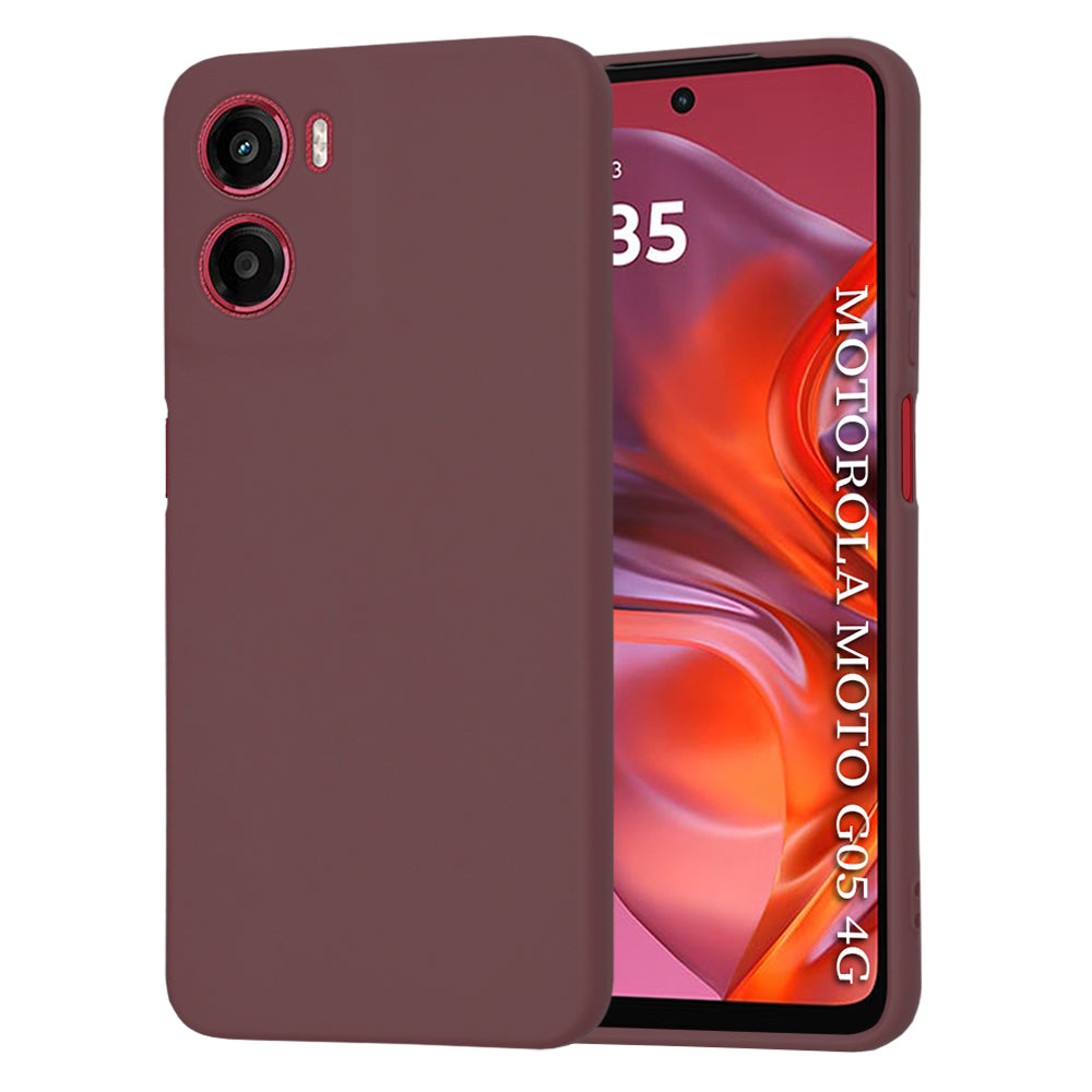 Futrola za Motorola Moto E15 / G05, Techsuit, SoftFlex, Bordo