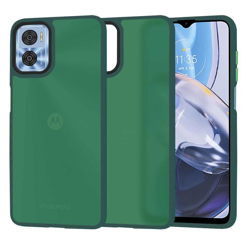 Futrola za Motorola Moto E22i / E22, Techsuit, HaloFrost, Zelena