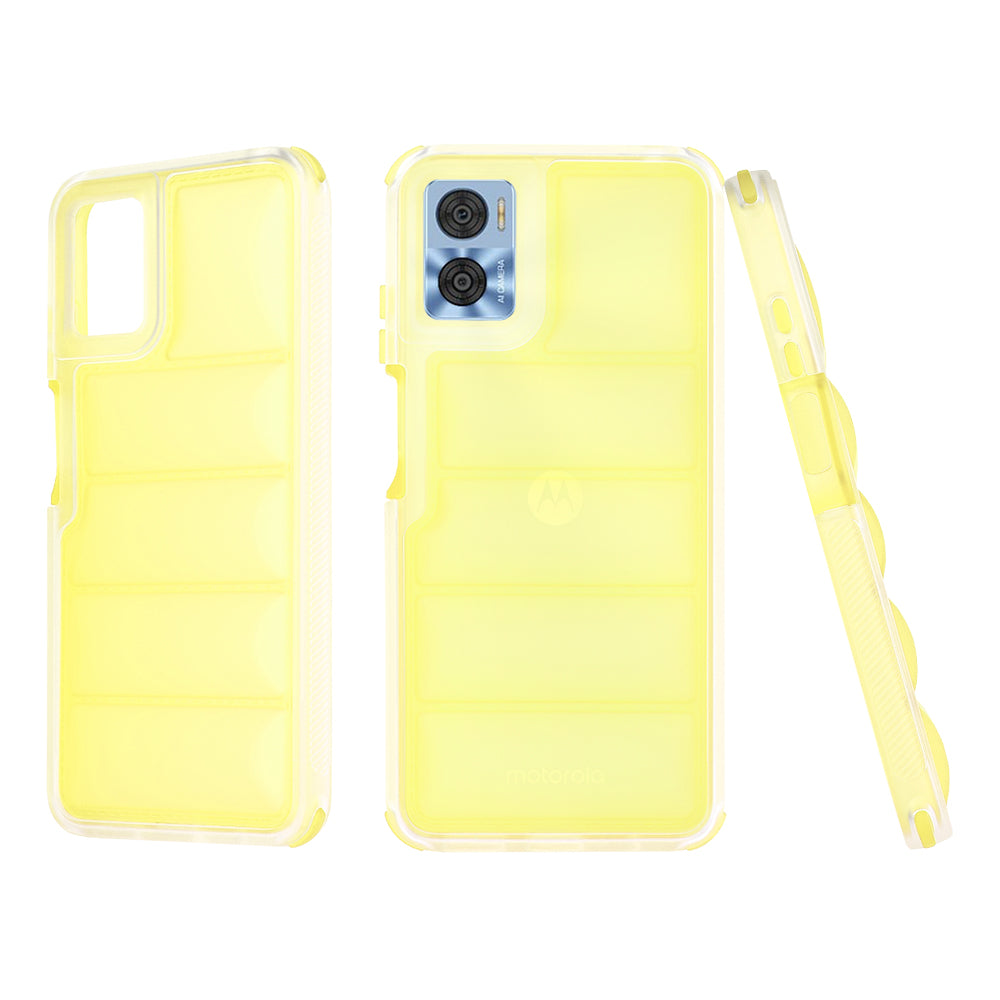 Futrola za Motorola Moto E22i / E22, Techsuit, Wave Shield, Žuta