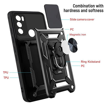 Futrola za Motorola Moto E40 / E30 / E20, Techsuit, CamShield, Crna