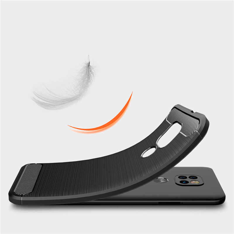 Futrola za Motorola Moto E7 Plus / G9 Play, Techsuit, Karbon, Crna