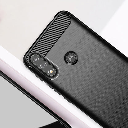 Futrola za Motorola Moto E7i Power / E7 Power, Techsuit, Karbon, Crna