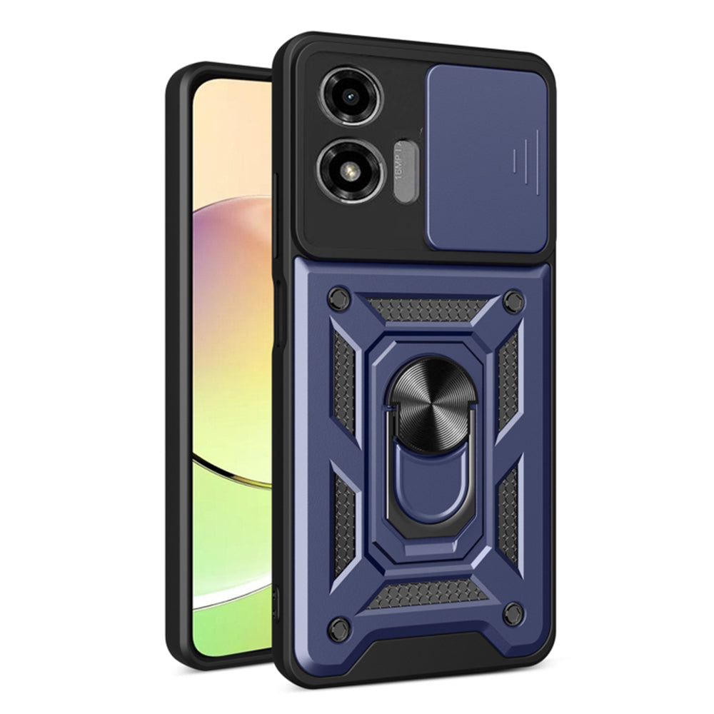 Futrola za Motorola Moto G04s / E14 / G04 / G24, Techsuit, CamShield, Plava