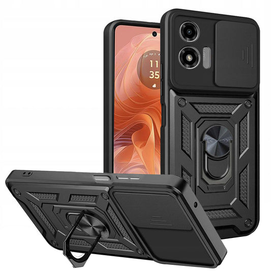 Futrola za Motorola Moto G04s / E14 / G04 / G24, Techsuit, CamShield, Crna