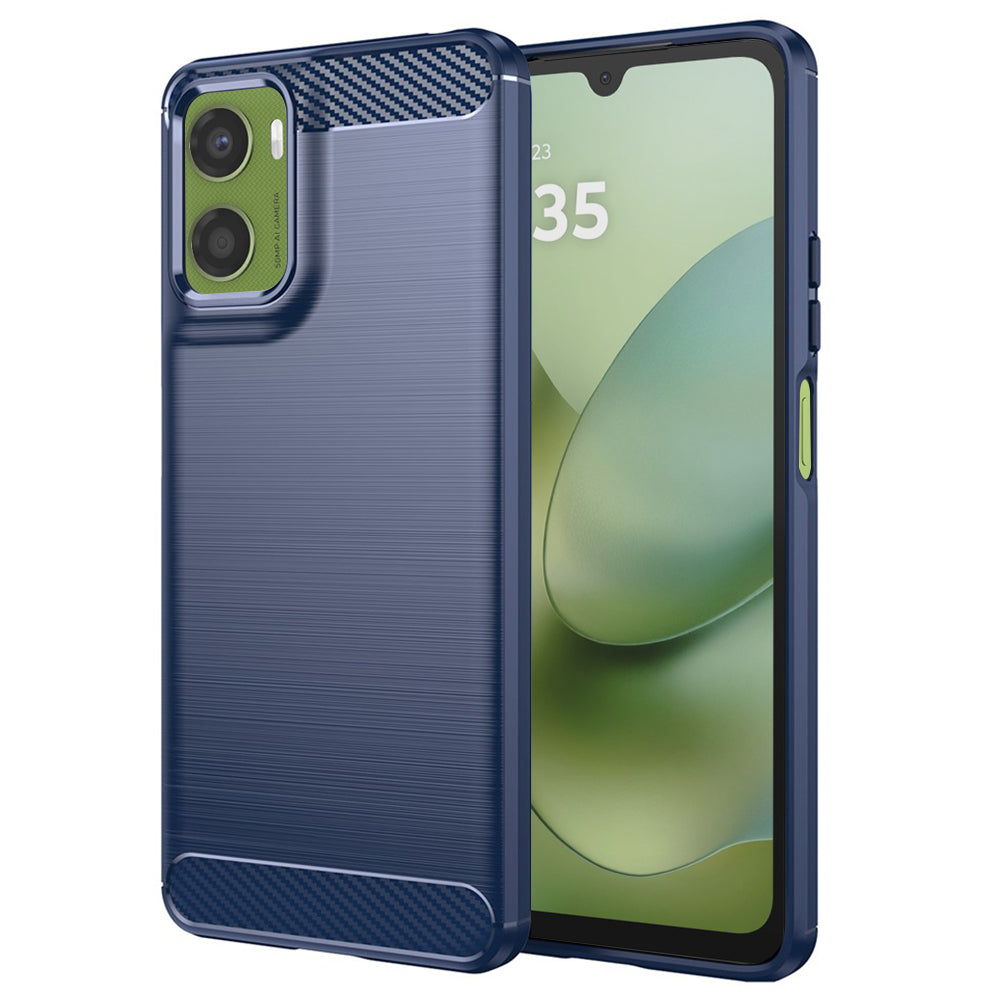 Futrola za Motorola Moto G06 Power / G06, Techsuit, Karbon, Plava