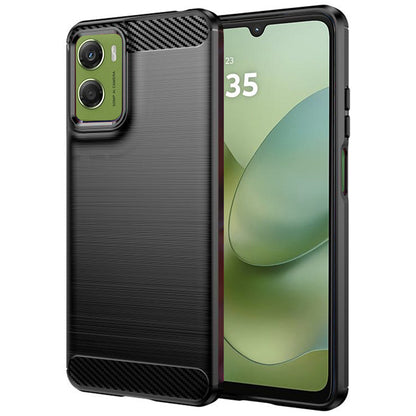 Futrola za Motorola Moto G06 Power / G06, Techsuit, Karbon, Crna