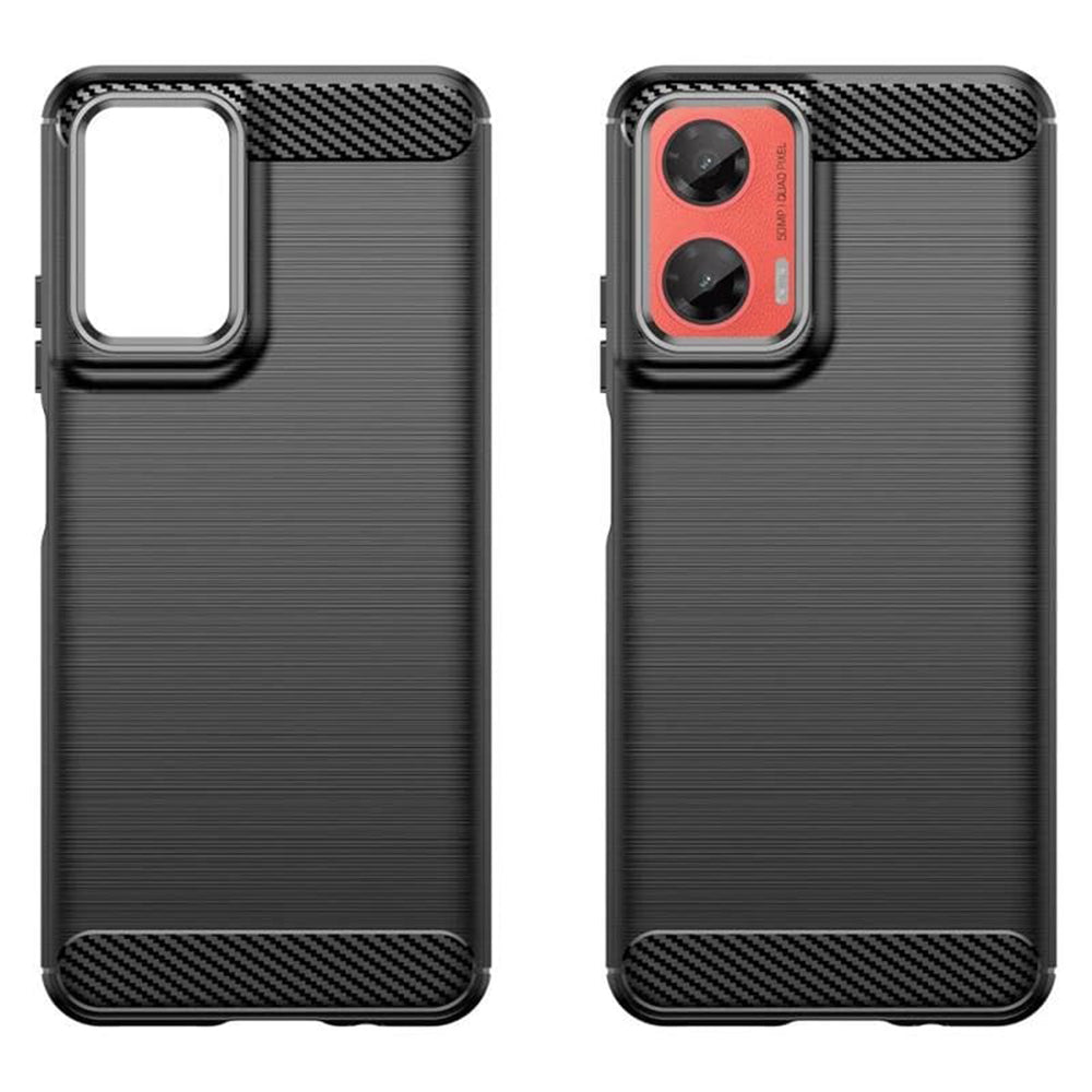 Futrola za Motorola Moto G06 Power / G06, Techsuit, Karbon, Crna