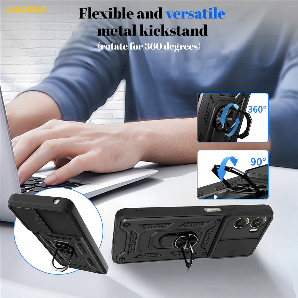 Futrola za Motorola Moto G06, Techsuit, CamShield, Zelena