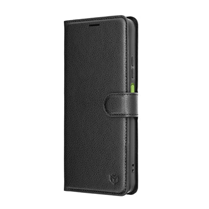 Futrola za Motorola Moto G06, Techsuit, Leather Folio, Crna
