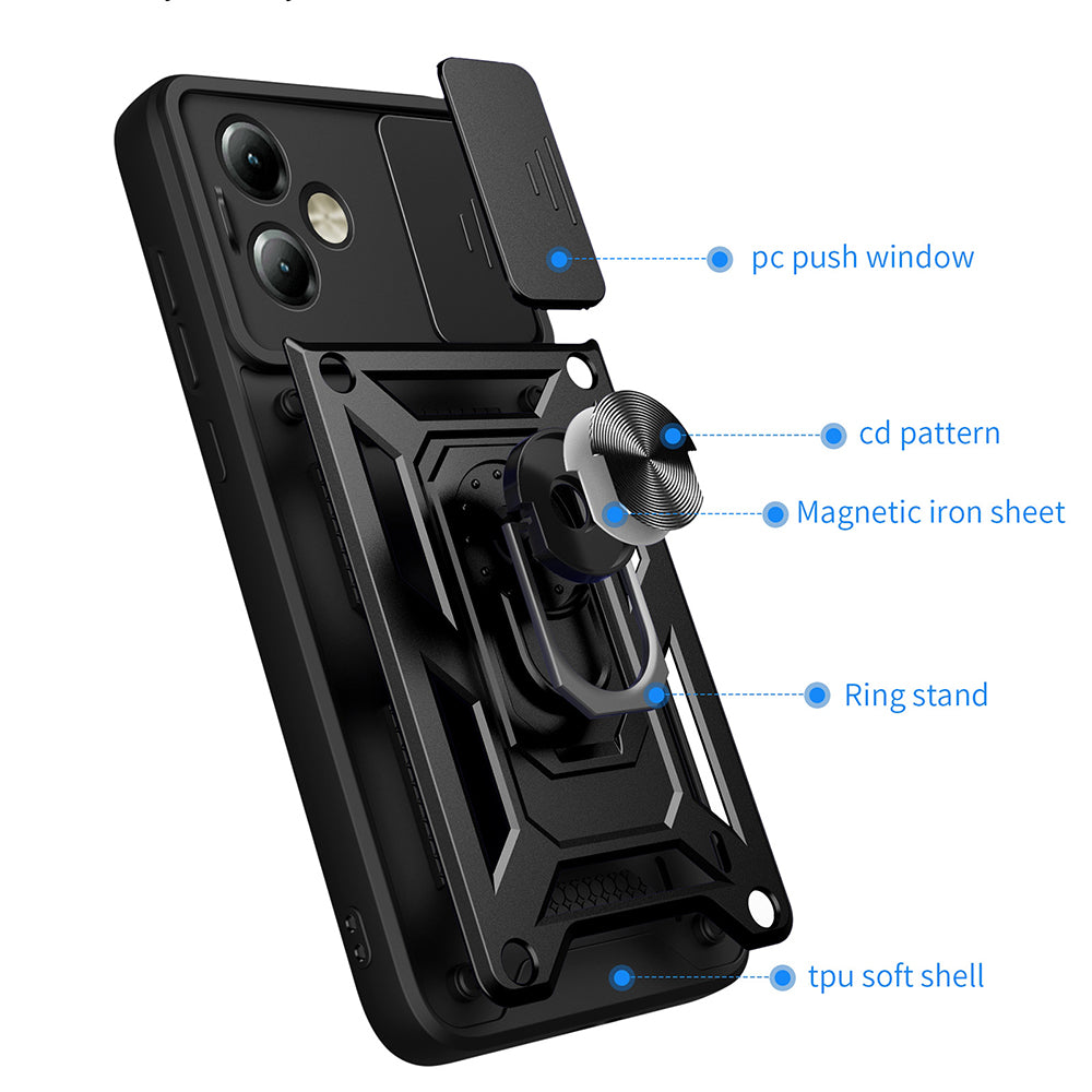 Futrola za Motorola Moto G14, Techsuit, CamShield, Plava