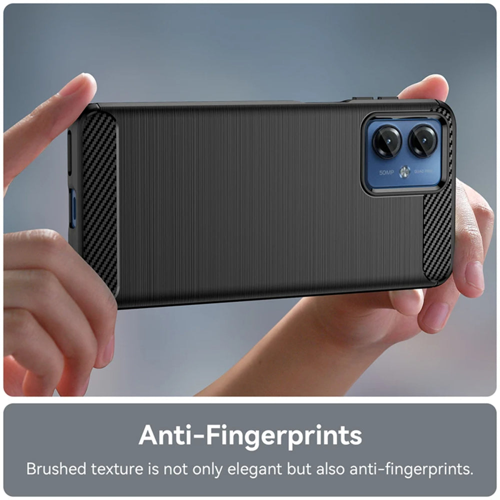Futrola za Motorola Moto G14, Techsuit, Karbon, Plava