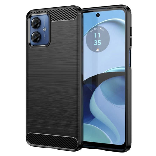 Futrola za Motorola Moto G14, Techsuit, Karbon, Crna