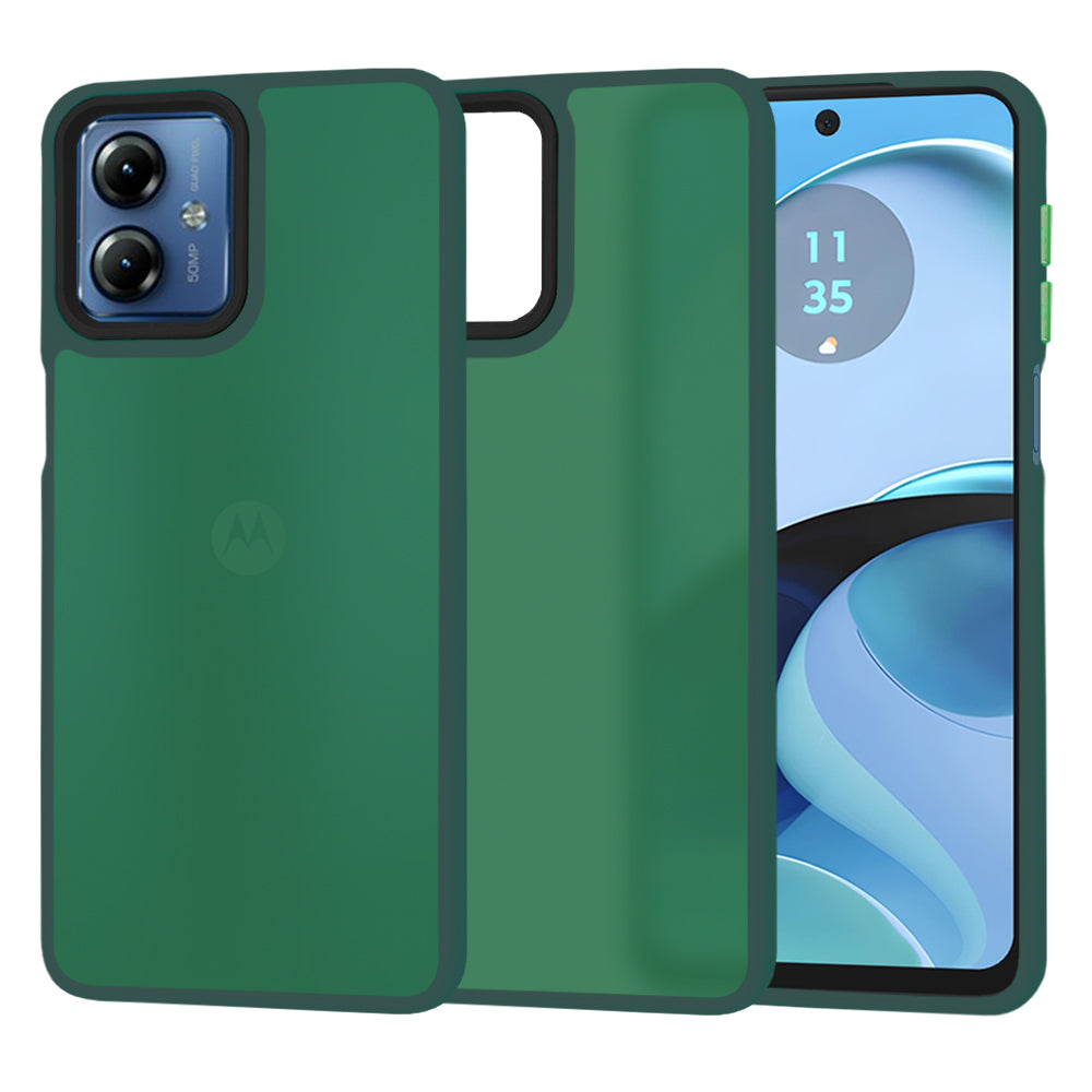 Futrola za Motorola Moto G14, Techsuit, HaloFrost, Zelena