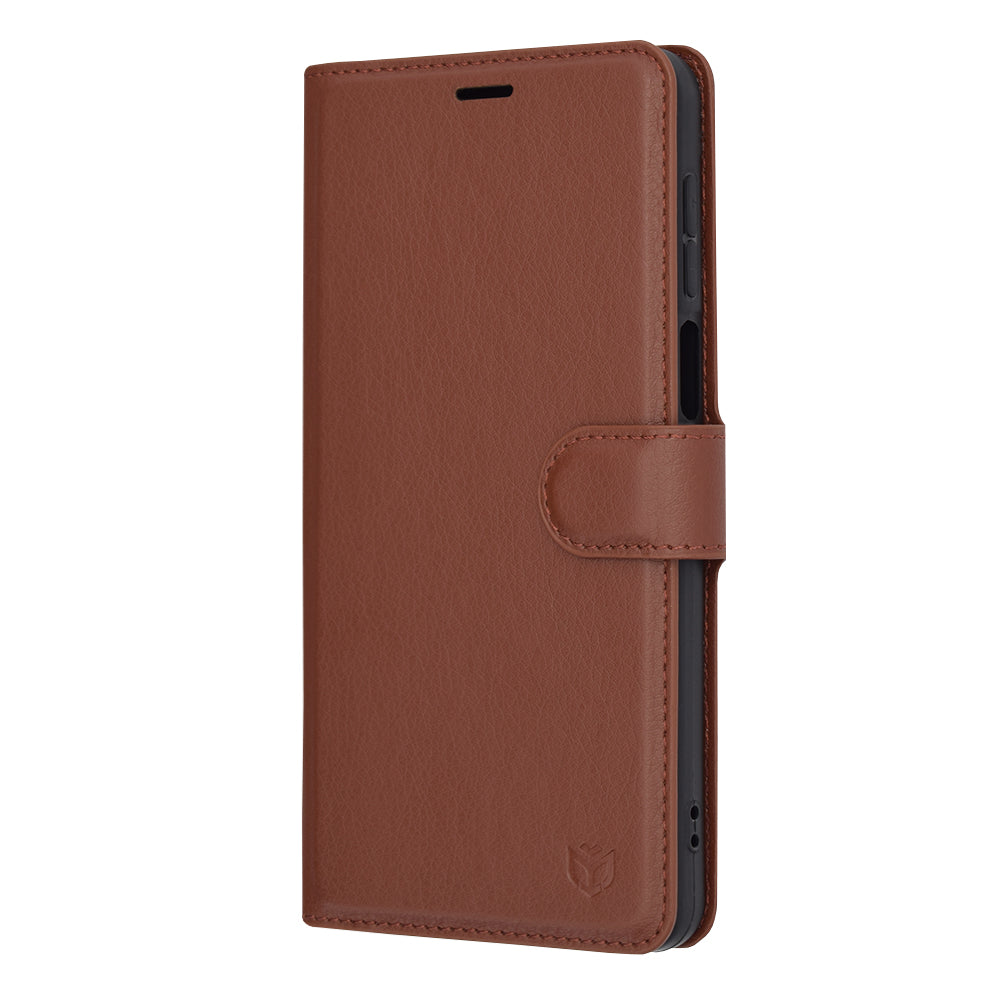 Futrola za Motorola Moto G14, Techsuit, Leather Folio, Braon