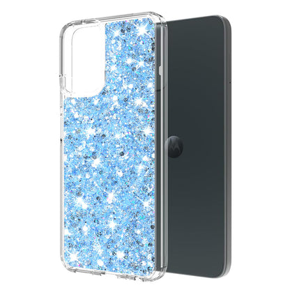 Futrola za Motorola Moto G14, Techsuit, Sparkly Glitter, Plava