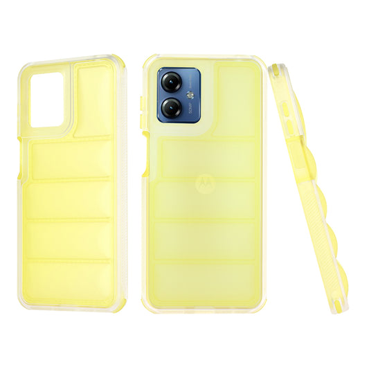 Futrola za Motorola Moto G14, Techsuit, Wave Shield, Žuta