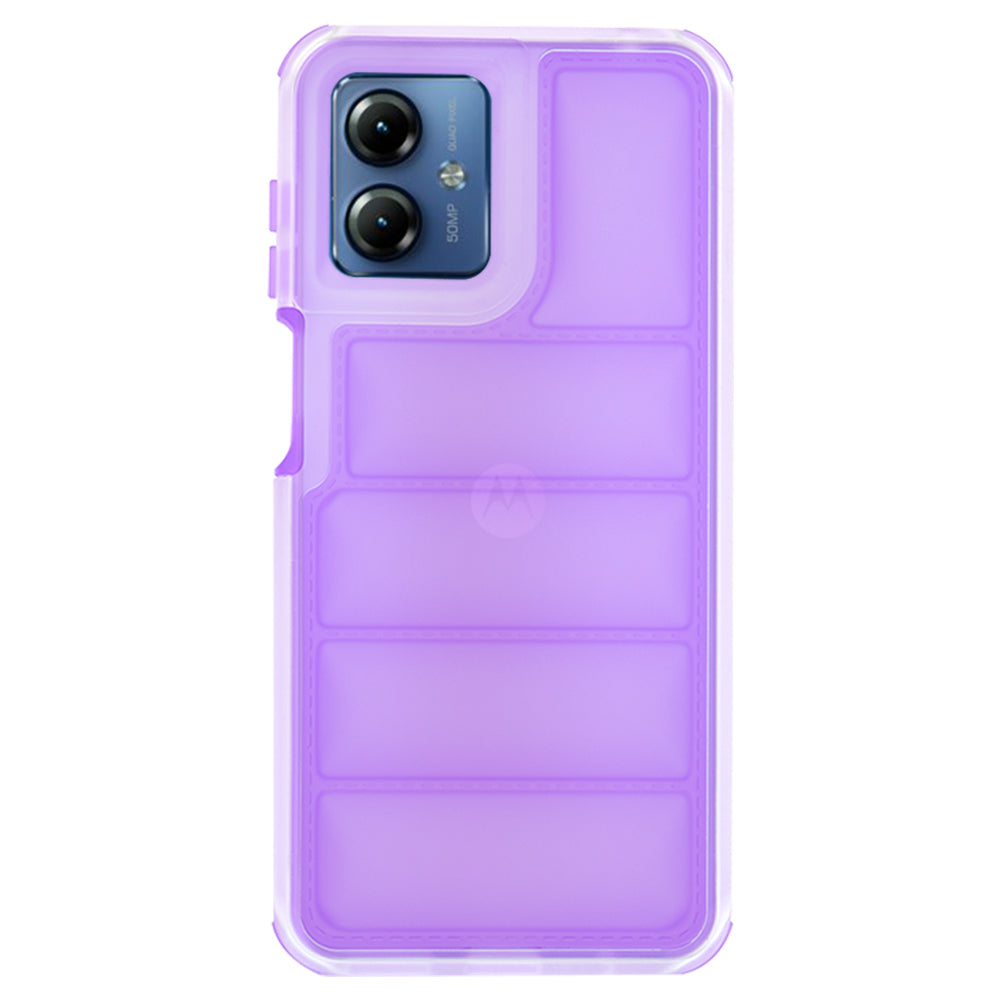 Futrola za Motorola Moto G14, Techsuit, Wave Shield, Ljubičasta